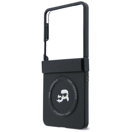 CG MOBILE Karl Lagerfeld Karl & Choupette Pins kompatybilne z MagSafe etui do Samsung Galaxy Z Flip8 (czarne)