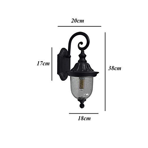Lampe murale E27 noire minimaliste en métal Modical pour villa - 6