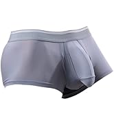 [Pazalor] ボクサーパンツ 蒸れない 陰嚢分離型 摩擦の防止 メンズ 下着 竿出し ローライズ 冷感下着 通気性 伸縮性 吸水速乾 無地