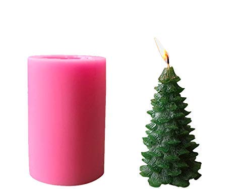 Homankit Silicone Christmas Pine Tree Candle Molds/Soap Molds/Baking Molds, Ideal Moulds for DIY Xmas Candle Making, Soap Making and Baking Homankit Silicone Christmas Pine Tree Candle Molds/Soap Molds/Baking Molds, Ideal Moulds for DIY Xmas Candle Making, Soap Making and Baking