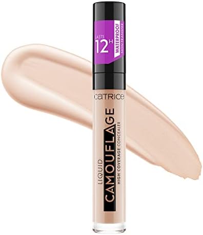 Catrice | Liquid Camouflage High Coverage Concealer | Ultra Long Lasting Concealer | Oil & Paraben Free | Cruelty Free (007 | Natural Rose)