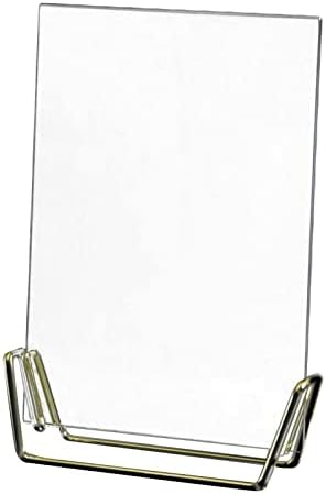 Tabletop Frame, The Acrylic Panel and Metal Base Stand Vertically Framed, Photo …
