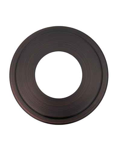 Image of The Can Converter Ceiling Medallion for Recessed Can Light - Home Improvement Decorative Goof Ring & Cover Plate for 4'', 5'' & 6″ Cans, Small Ceiling Medallion for Chandeliers, Oil Rubbed Bronze