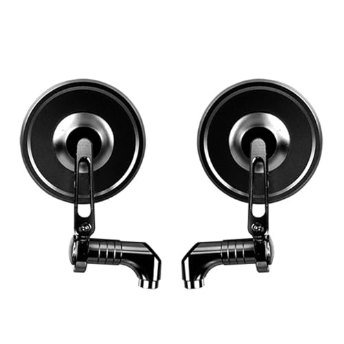 Espejos retrovisores moto universales negros redondos accesorios scooter R Nine T