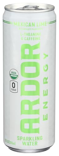 Ardor Organic Mexican Lime Sparkling Energy Water, 12 FZ