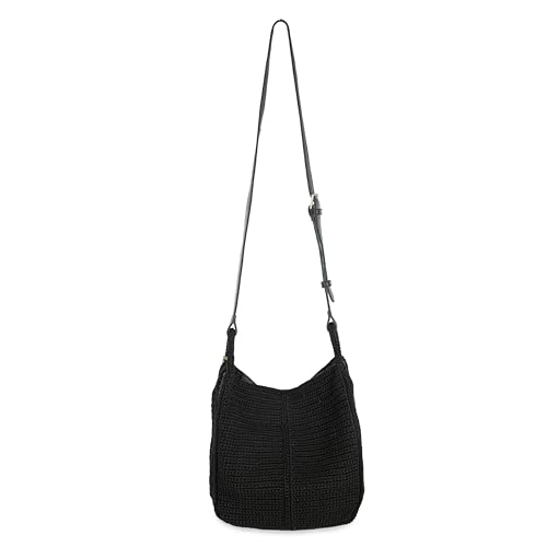 The Sak Los Feliz Crossbody Purse - Hand Crochet Women's Handbag for Everyday & Travel - Cross Body Bag With Zipper Pockets & Adjustable Shoulder Bag Strap - Black4