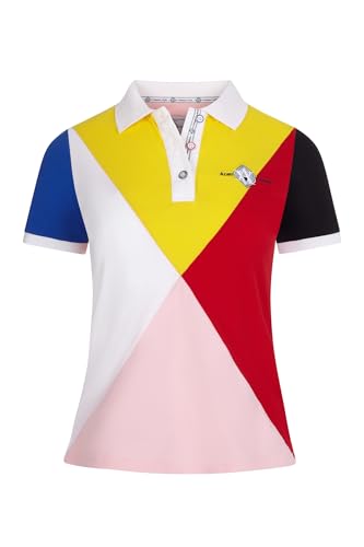 Polo manga corta mujer colorido polo deportivo casual transpirable para moda mujer
