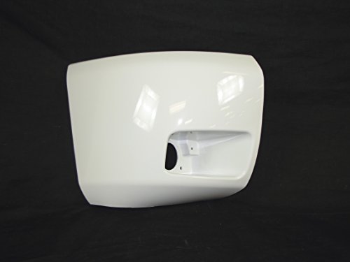 Painted Wa8624 White Front Bumper Cap White W/Hole Rh Gm1005147 For 2007-2013 Chevy Silverado 1500 #TOP1
