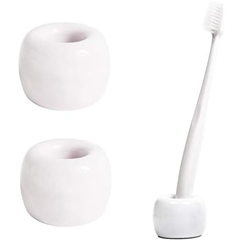 All-Pie Ceramic Toothbrush Holder Stand Cover