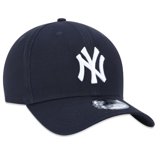 Bone New Era 9FORTY MLB New York Yankees Aba Curva Azul Marinho