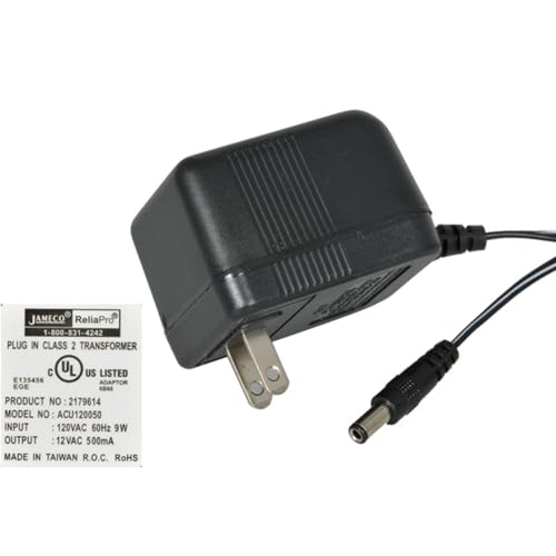 Image of Jameco ReliaPro 12VAC 500mA AC-to-AC Wall Adapter Power Supply