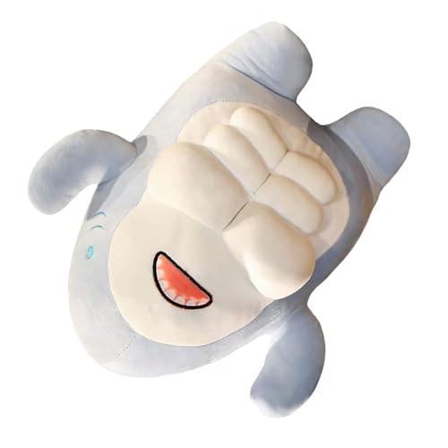 Doudou requin doux de 40 cm pour réconforter les enfants et passionnés du monde marin