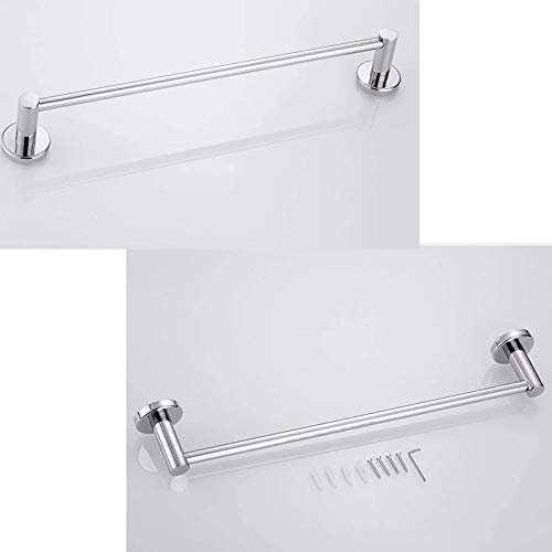 Porte-serviettes de bain mural 80cm avec crochets pour séchage rapide - 5