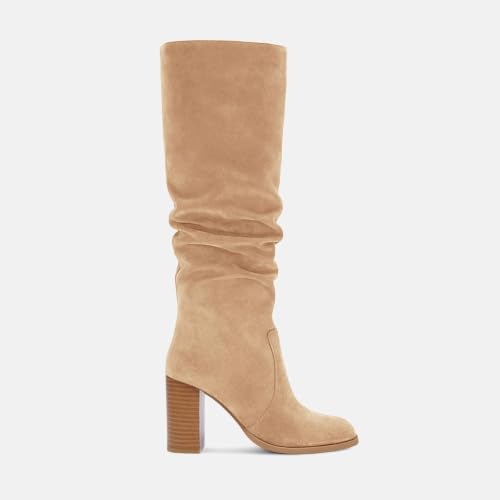 Juliet Holy Womens Knee High Boots Suede Chunky High Heel Slouch Square Toe Side Zipper Tall Boot by Juliet Holy - Used condition - Image 2