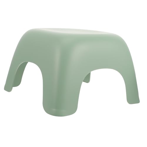 LOEFLIFA Taburete Antideslizante Taburete para Baño De Asiento Banco Pequeño Silla para Pisando Ducha Pie Taburetes Taburete con Orinal para Pequeños Verde Claro Páginas