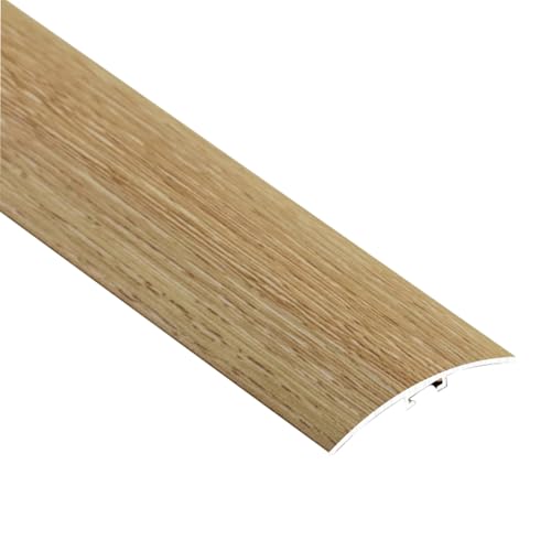 JTPMYFT Perfiles de Aluminio y perfiles de transición for Suelos, separadores for Juntas Entre baldosas, adecuados for Alturas de Suelo de hasta 2-3 cm.(Oak)