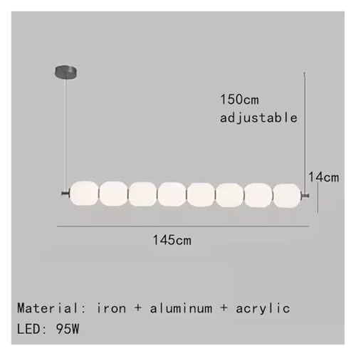 Lustre à ampoule en verre blanc avec technologie LED moderne intégrée - 3