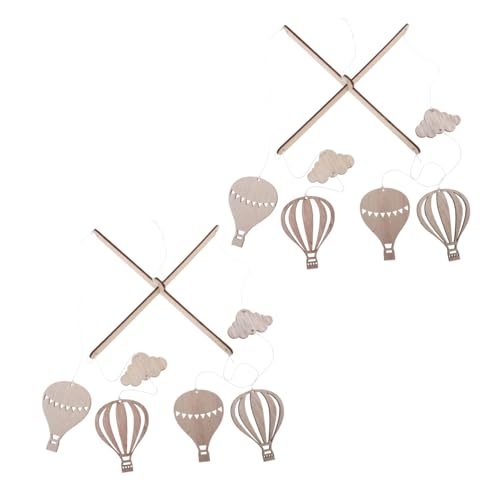 Vaguelly 2 Piezas De Carillones De Viento De Aire Caliente Accesorios De Marco De Sombra De Ojos De Seda Simulada Sombra De Ojos De Dibujos Animados Decoración Colgante De Cerdo
