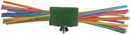 Super Bird Creations 9-1/2 by 2" Whiskers Bird Toy, Large