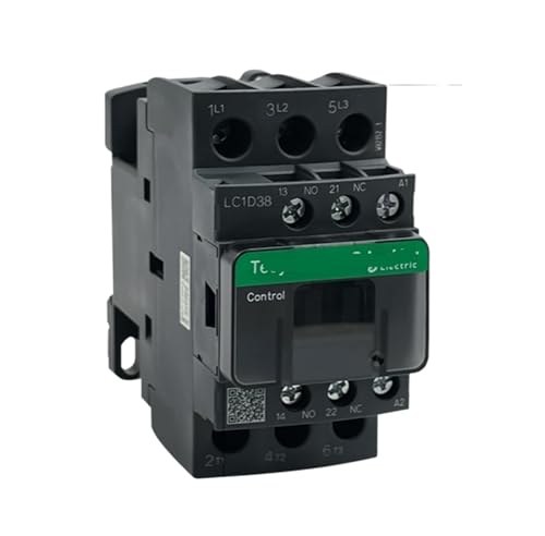 Contacteur AC tripolaire LC1D38 résout les pannes de moteur triphasé 380V noir