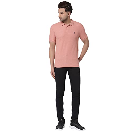 Image of Red Tape Men Red Collared T-Shirt