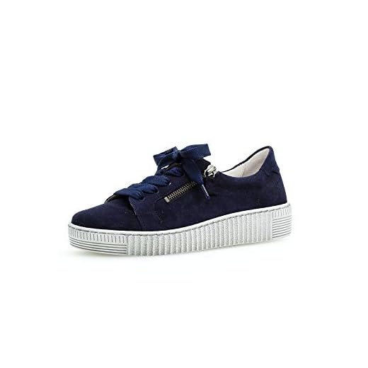 Gabor Jollys sneakers för kvinnor, Blå blå 16, 41 EU