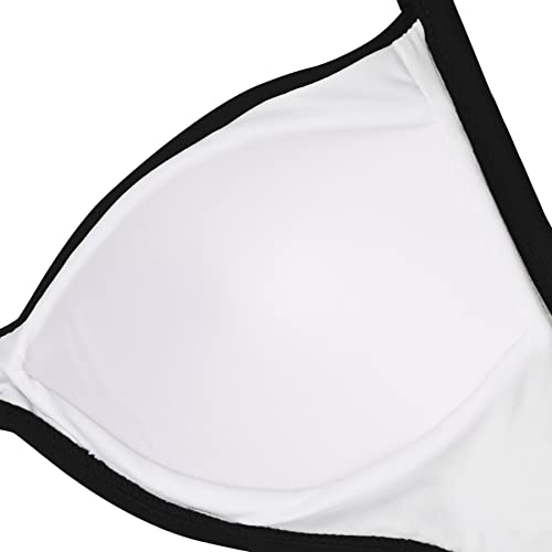 Eomenie Women's One Piece Swimsuits Tummy Control Cutout High Waisted Bathing Suit Wrap Tie Back 1 Piece Swimsuit Black #TOP5