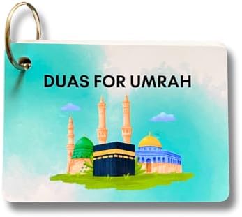 Umrah Dua Cards, Step by Step Guide Umrah Duas, Umrah Gift, Umrah Prayers and Supplications, Umrah Flash Cards