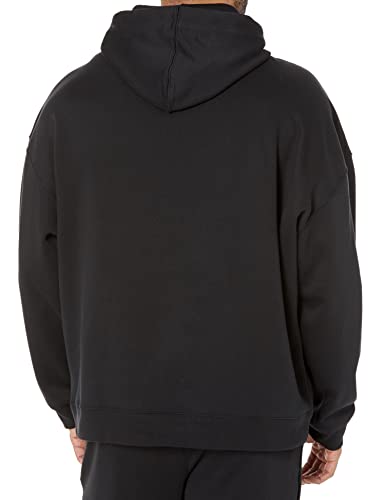 Amazon Essentials Men's Oversized Fit Heavyweight Sweatshirt Hoodie (Available in Big & Tall), Black, S - Image 5