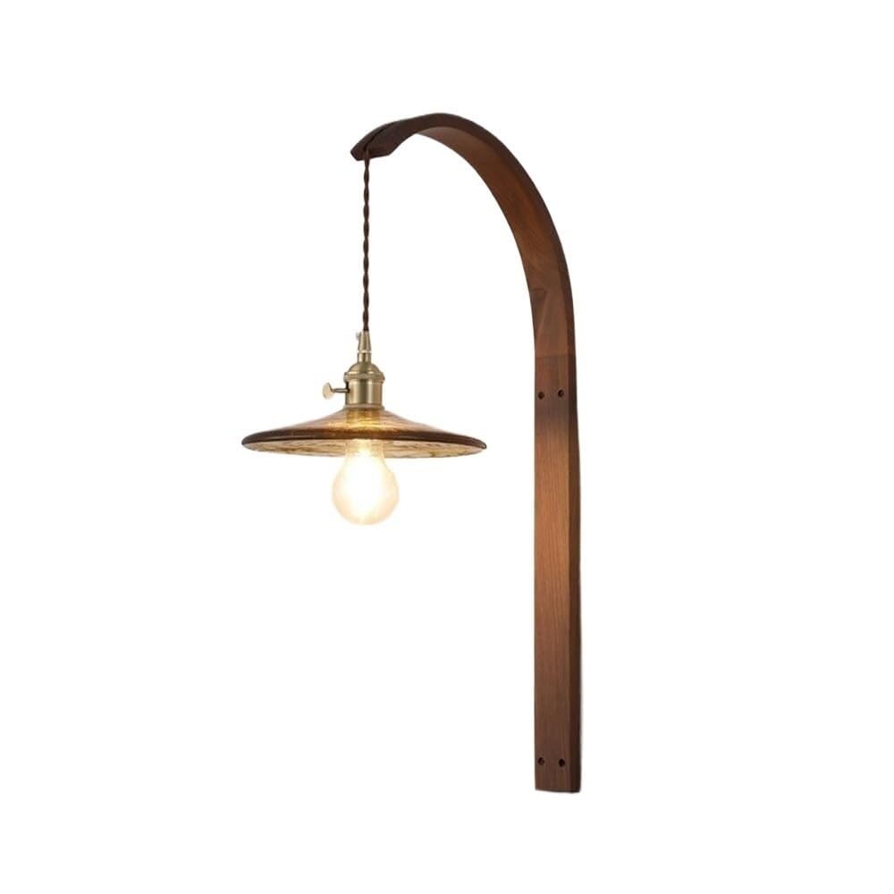 Lampe en bois et céramique ambre pour illuminer vos soirées