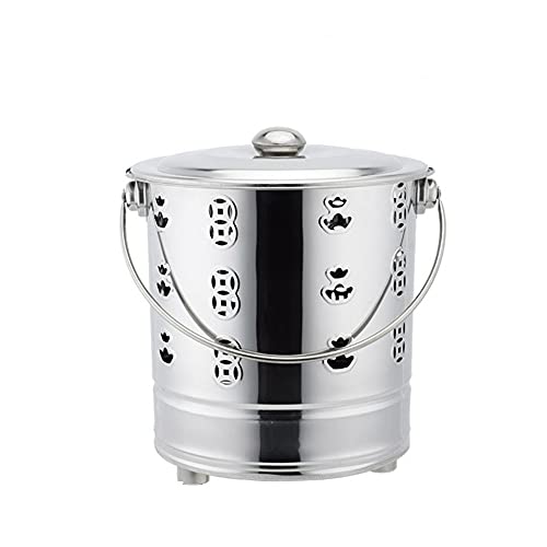 Tragbarer Verbrennungsofen, Edelstahl- Verbrennungsofen, langlebiges Gartenverbrennungswerkzeug, verwendet für Lagerfeuer, Gartenblätter, Altpapier, Müllreinigung