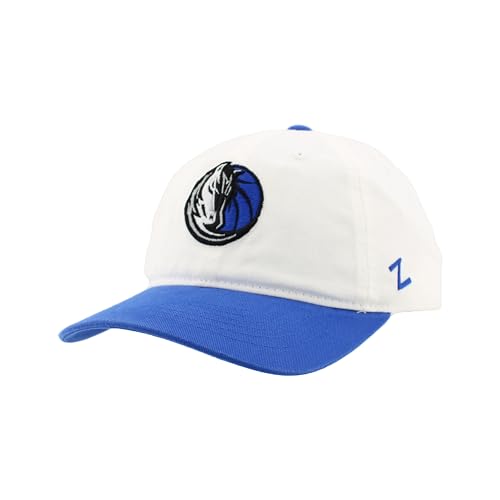 Dallas Mavericks NBA Officially Licensed Adjustable Hat Scholarship Icon White