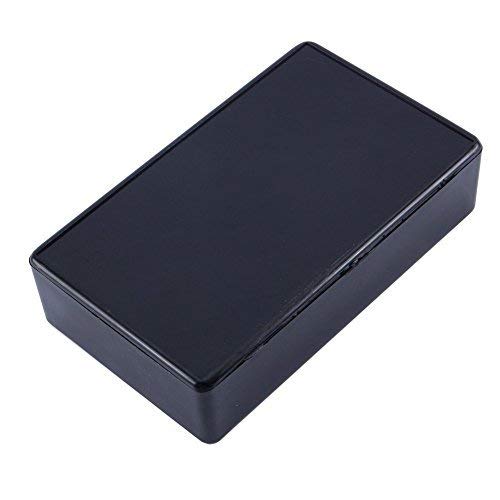 100x60x25mm Black Plastic Cover Project Electronic Enclosure Instrument Case DIY Power Junction Box, 5Pcs