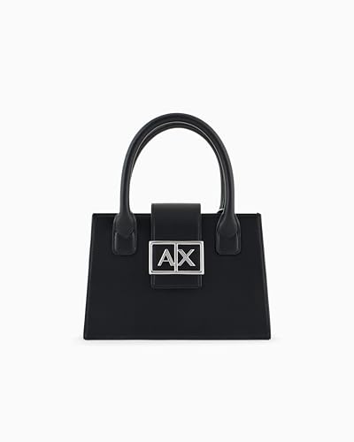 Armani Exchange Women's Jodie Small Tote, Black, One Size