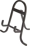 Bard's Small Black Wrought Iron Easel, 6.25' H x 6' W x 3.25' D