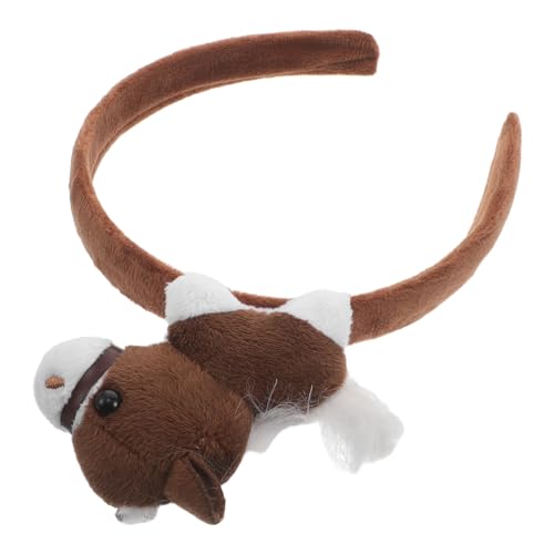 Bandeau de dessin animé cheval en peluche douce, cadeau idéal pour costume de réveillon enfant
