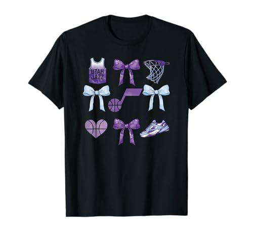 NBA Utah Jazz Bow Grid T-Shirt