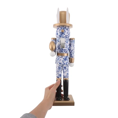 Casse-Noisette Lapin en Bois BESTYASH, Idée Cadeau Déco Table de Pâques
