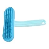 COLLBATH Spazzola per Conigli in Silicone Morbido Setole Massaggianti, Pettine Antiscivolo per Toelettatura e Rimozione Peli di Piccoli Animali, Adatta per Conigli, Cincillà e Porcellini