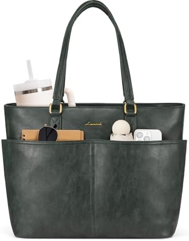 LOVEVOOK Handtasche Damen Groß, Laptoptasche 15,6/17,3 Zoll, Arbeitstasche | Shopper Tasche Elegant, Handtaschen für Damen, Business Taschen, Lehrertasche, für Alltags, Einkaufen,