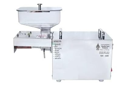 Stainless Steel 400w Oil Press Machine Organic Pure Fresh Healthy Oil Maker Set Of - 1 PCS