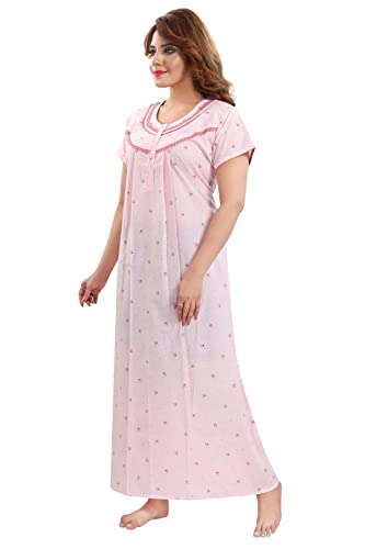 Image of Soulemo Women's Polycotton Printed Maxi Nighty