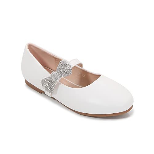 Girls Shoes Comfort Flat Student Shoes Cute Bow Mary Jane Girls Flat Shoes Comfortable Girls Dress Shoes