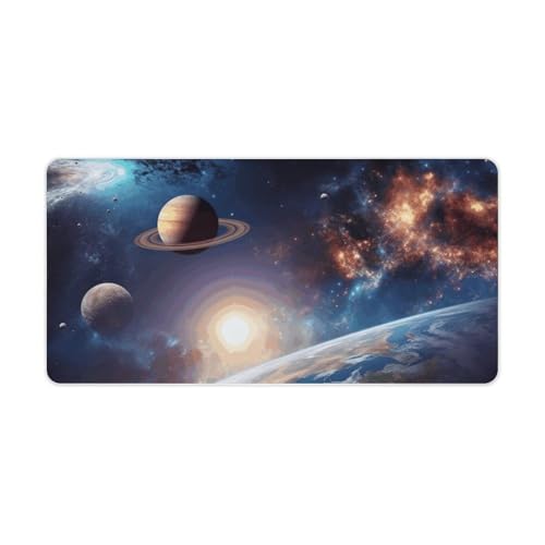 Tapis de souris galaxie antidérapant pour un contrôle de souris fluide