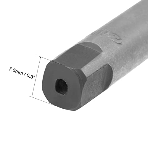 Uxcell Metric Hand Tap M12 Thread 1 Pitch 4 Straight Flutes H2 Alloy Tool Steel Bottom & Taper Screw Tap Set Tapping Tools For Repairing 1 Pair #TOP3