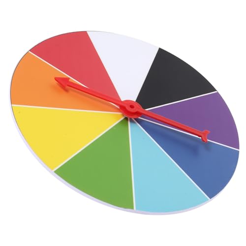 SUPVOX 1pc 20cm Hanging Prize Wheel Reusable Turn Plate Activity Wheel Dry-Erase Writing Area for Parties Events
