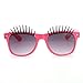 Produktbild nobrand Schutzglas Neuheit Wimper Sonnenbrille Lustige Party Brille Geschenke Für Feiertags Party Zubehör (Color : Pink)