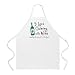 Attitude Aprons Fully Adjustable "I Love Cooking with Wine" Apron, Natural