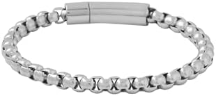 YELLOW CHIMES Bracelet For Men (Silver,One Size)