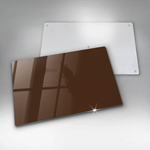 Planche à Découper 80x52cm Wallfluent marron pour protéger la cuisson